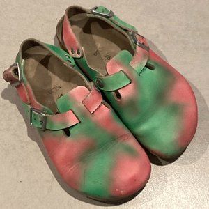 Custom Tie Dye Birkenstock Tokio Sandal Slide Mule